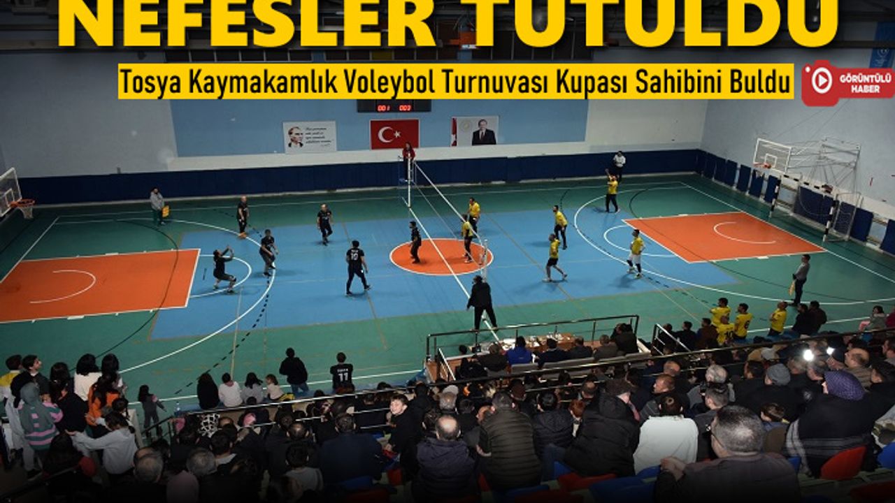 Tosya Kaymakamlık Voleybol Kupası Şampiyonu Mehmet Akif Ersoy İmam Hatip Ortaokulu