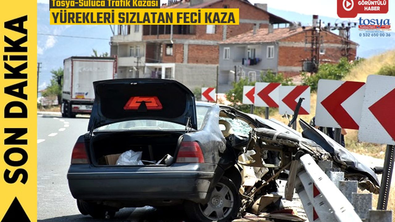 Tosya D100 Karayolunda Trafik Kazası 1 Ağır Yaralı