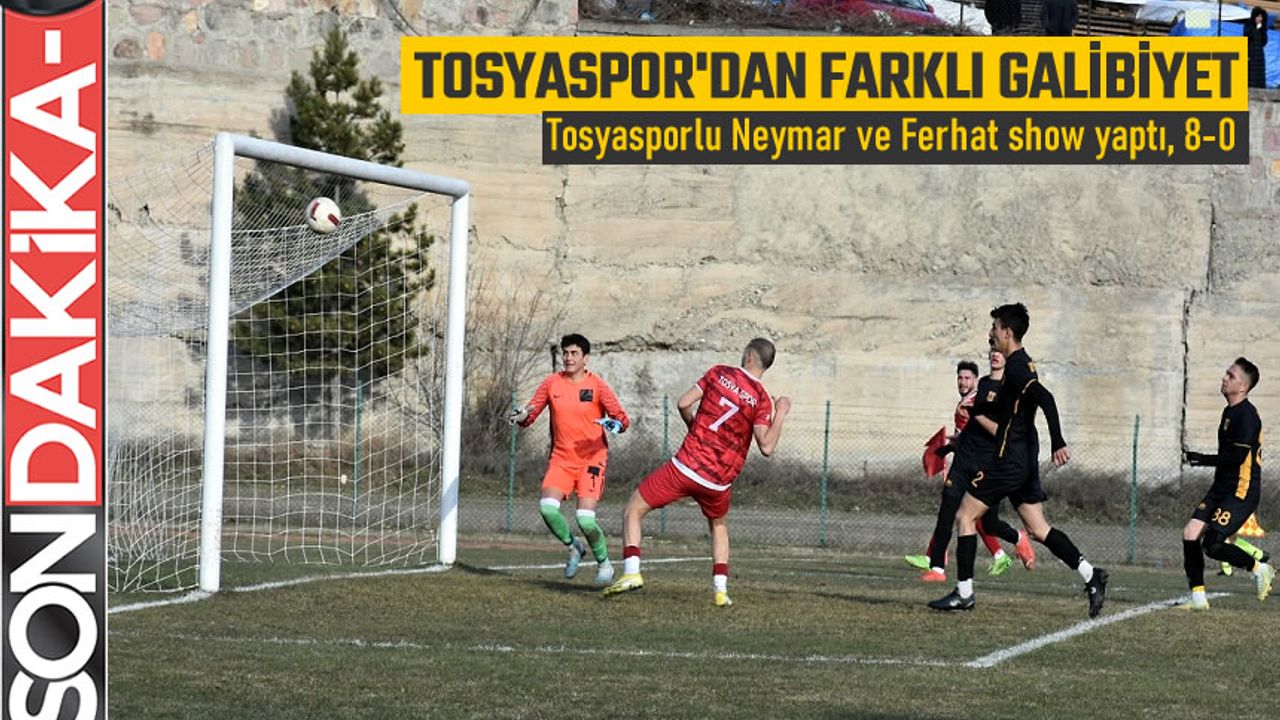 Tosyaspor'da Farklı Galibiyet 8-0