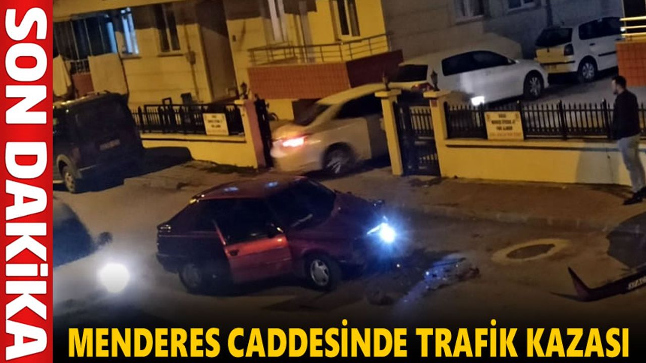 Tosya Menderes Caddesinde Trafik Kazası