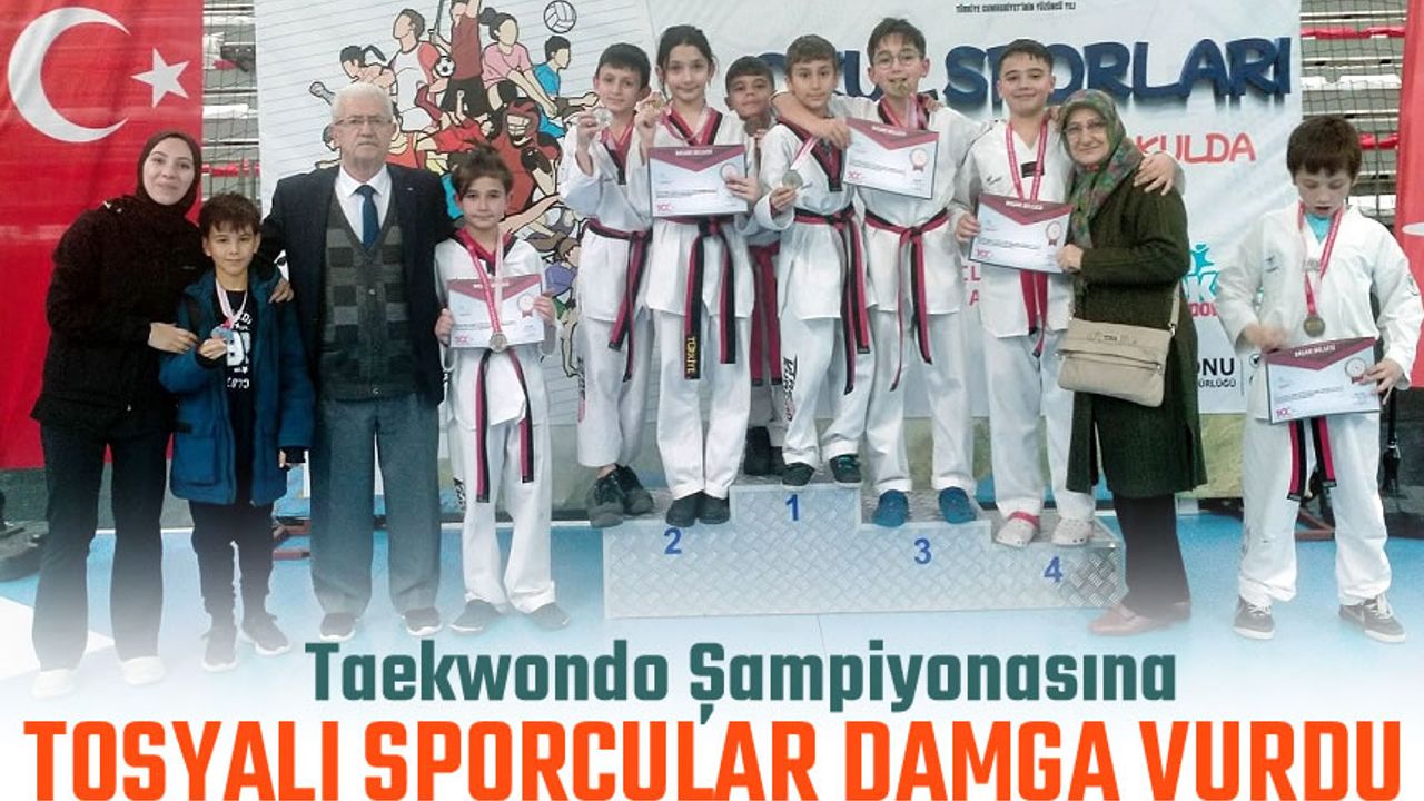 Tosyalı Minik Taekwondocular 11 Madalya Kazandı