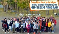 UĞUR KURS'TAN ÖNCE MORAL ETKİNLİĞİ, SONRA YAZILI DERSLERİ
