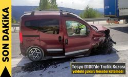 Tosya D100 karayolunda Trafik Kazasında 1 kişi Yaralandı