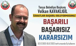 Tosya Belediye Başkanı Volkan Kavaklıgil İcraatlarını Başarılı Buluyormusunuz