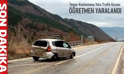 TOSYA -KASTAMONU YOLUNDA YARALAMALI TRAFİK KAZASI