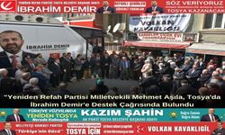 "Yeniden Refah Partisi Milletvekili Mehmet Aşıla, Tosya'da İbrahim Demir'e Destek Çağrısında Bulundu