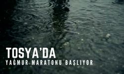 Tosya'da Yağmur Maratonu Başlıyor