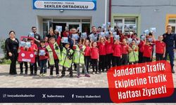 Jandarma Trafik Ekiplerine Trafik Haftası Ziyareti