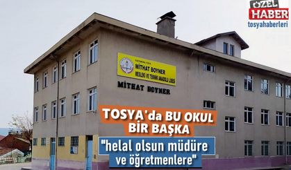 Tosya'da bu okul bir başka