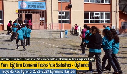 Tosya'da 2022-2023 Eğitim Öğretim Ders Zili Çaldı
