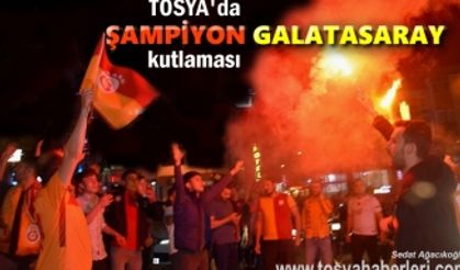 Tosya'da 2017-2018 Sezonu Şampiyon Galatasaray'ın kutlamalar