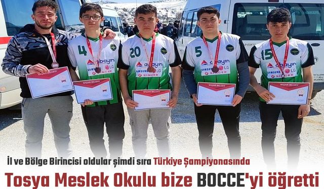 Tosya Bocce Takımı Türkiye Şampiyonasında Kastamonu’yu Temsil edecek