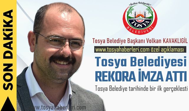 Tosya Belediye Tarihinde Bir İlk Gerçekleşti