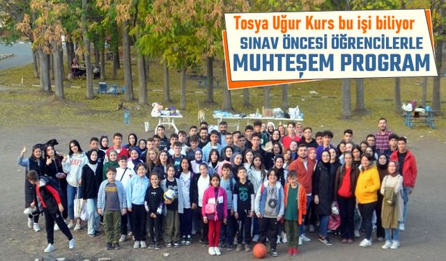 TOSYA UĞUR KURS'TAN ÖNCE MORAL ETKİNLİĞİ, SONRA YAZILI DERSLERİ