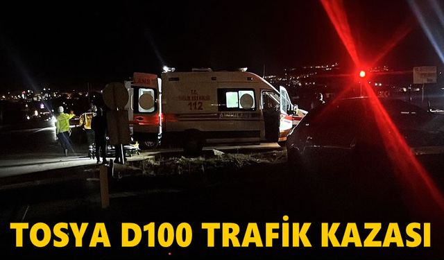 Tosya D100 Karayolunda Trafik Kazası