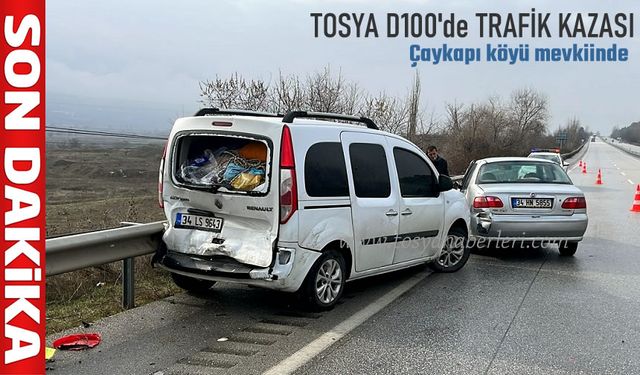 TOSYA'DA TRAFİK KAZASI MEYDANA GELDİ