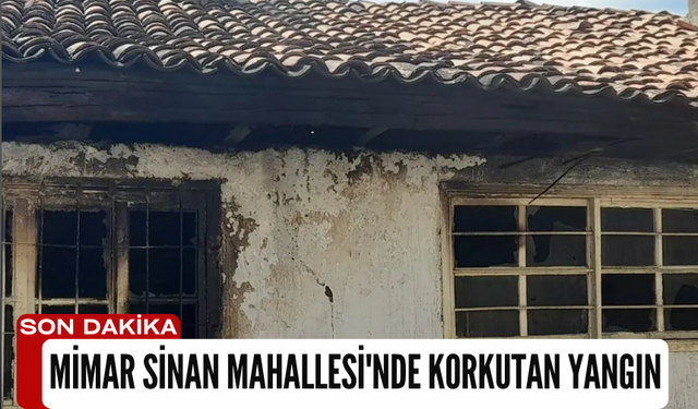 Mimar Sinan Mahallesi'nde Korkutan Yangın