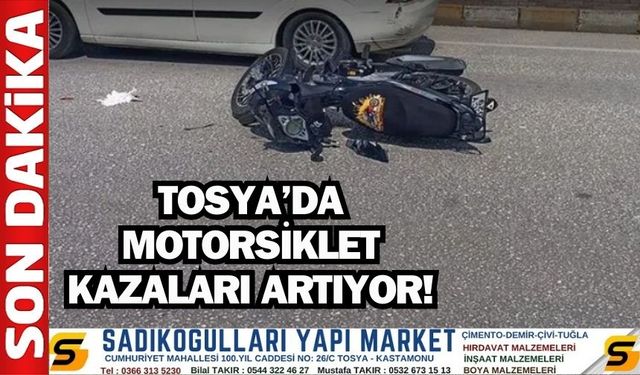 Motosiklet Sürücüsü Yaralandı!