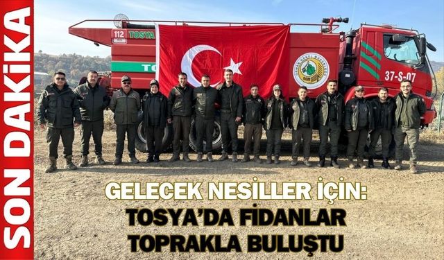 Tosya OGM, Milli Ağaçlandırma Gününde Geleceğe Nefes Oldu