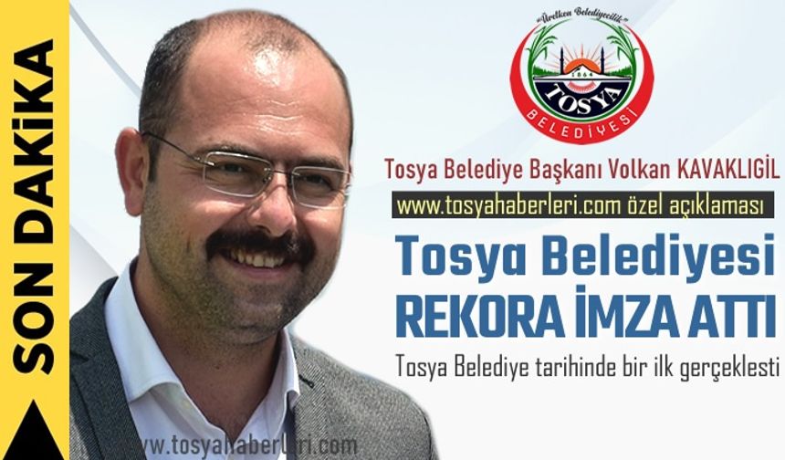 Tosya Belediye Tarihinde Bir İlk Gerçekleşti
