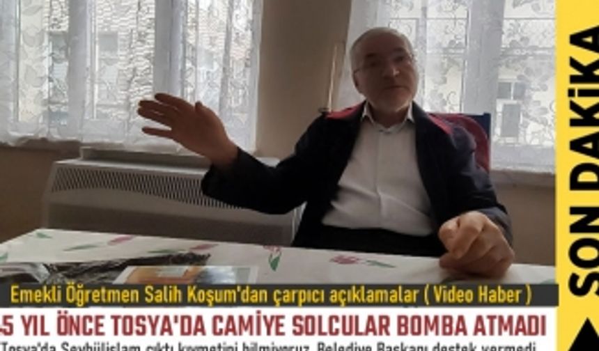 45 YIL ÖNCE TOSYA'DA CAMİYE SOLCULAR BOMBA ATMADI
