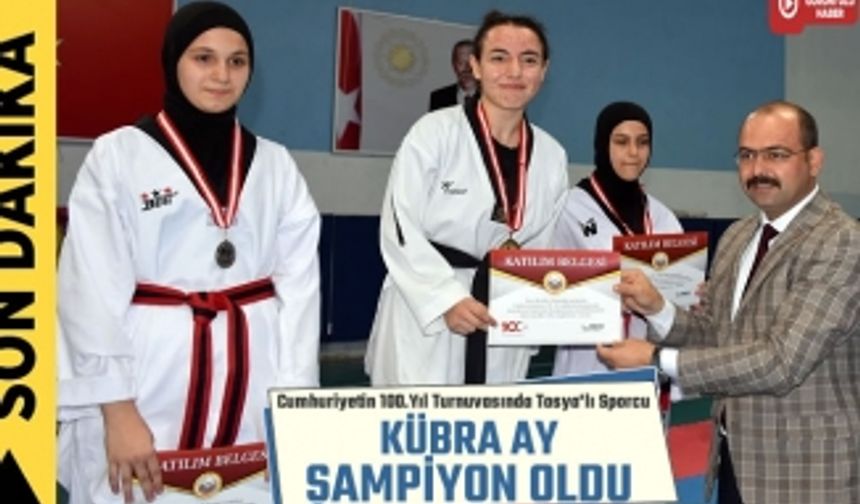 Cumhuriyetin 100.Yılında Tosya’da 210 sporcunun katılımı ile Bölgesel Tekvando Turnuvası Düzenlendi