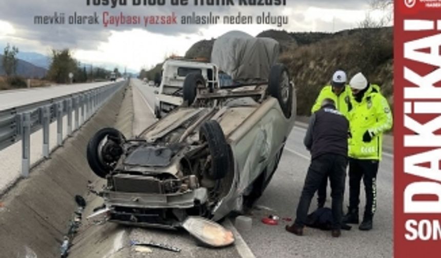Tosya D100 karayolunda Trafik Kazasında 2 kişi yaralandı