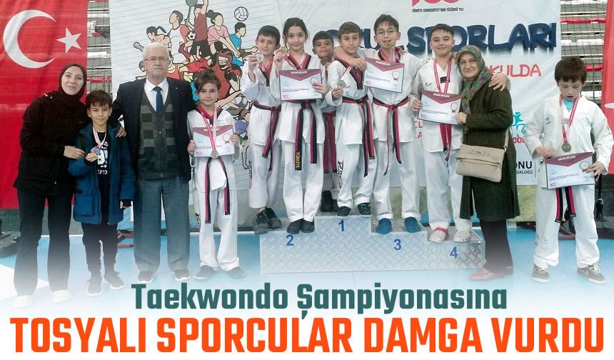 Tosyalı Minik Taekwondocular 11 Madalya Kazandı