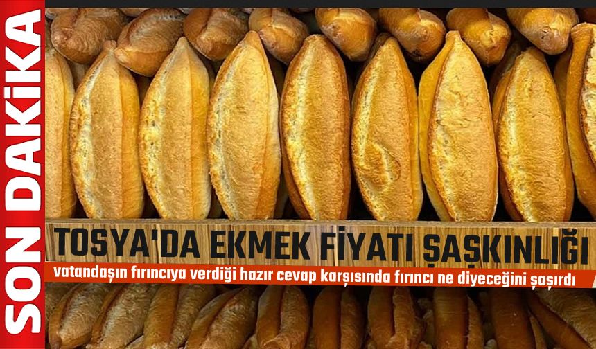 Tosya'da Ekmek Fiyatı ve Fırıncı ile yaşanan ilğinç diyalog