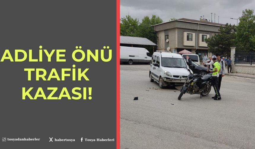 Adliye Önü Trafik Kazası!