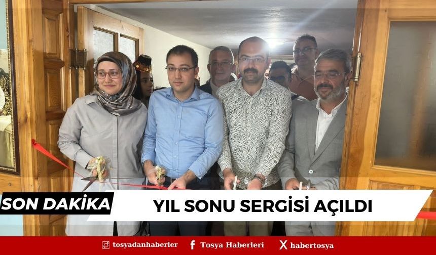 YIL SONU SERGİSİ AÇILDI