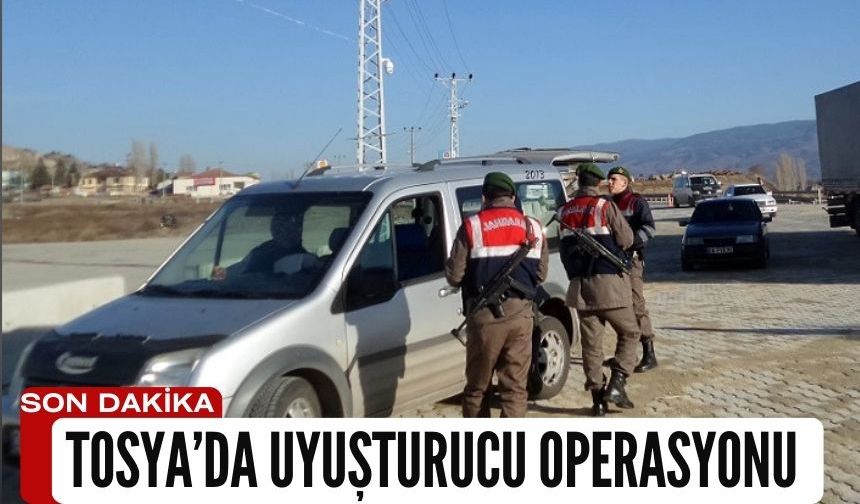 TOSYADA UYUŞTURUCU OPERASYONU